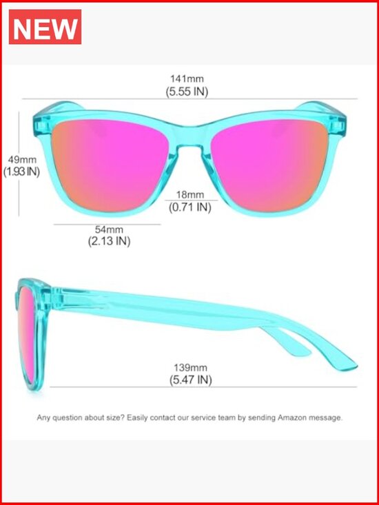 Polarized Retro Sunglasses Full Frame UV Protection main image 5